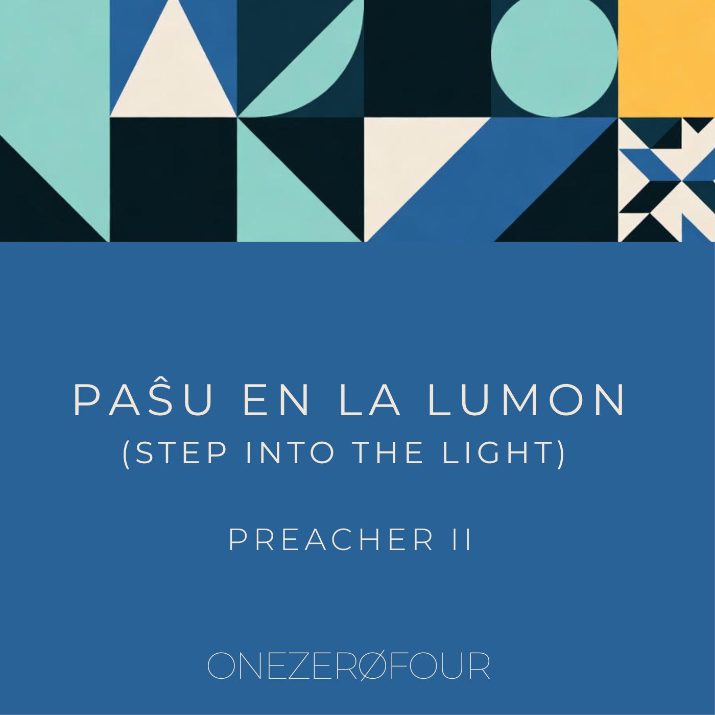 Paŝu en la Lumon (Step Into the Light) - Preacher II cover art